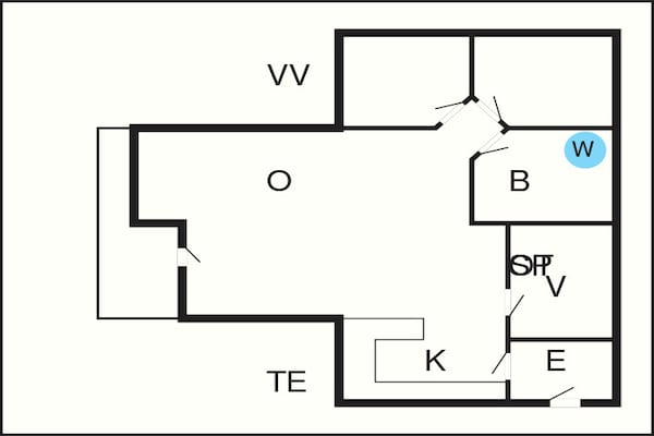 Foto van 6 persoons vakantie huis in Toftlund-By Traum - Vakantiehuis in Toftlund - FloorPlan