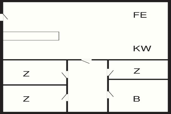 Foto van 6 persoons vakantie huis in Hjørring-By Traum - Vakantiehuis in Hjørring - FloorPlan