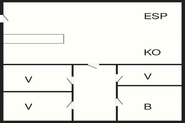 Foto van 6 persoons vakantie huis in Hjørring-By Traum - Vakantiehuis in Hjørring - FloorPlan