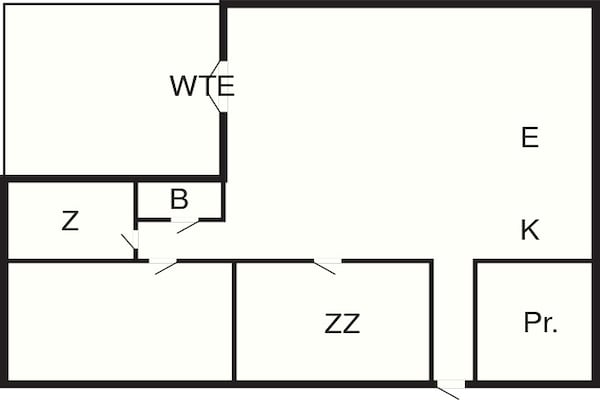 Foto van 6 persoons vakantiehuis in Thisted - Vakantiehuis in Thisted - FloorPlan