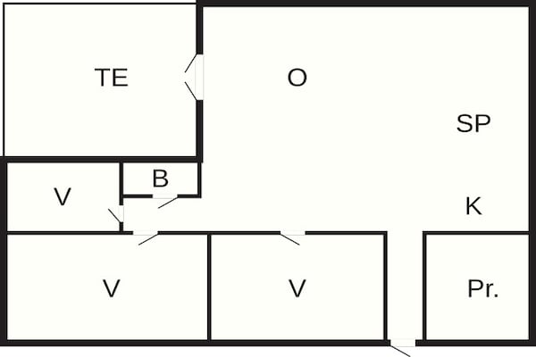 Foto van 6 persoons vakantiehuis in Thisted - Vakantiehuis in Thisted - FloorPlan