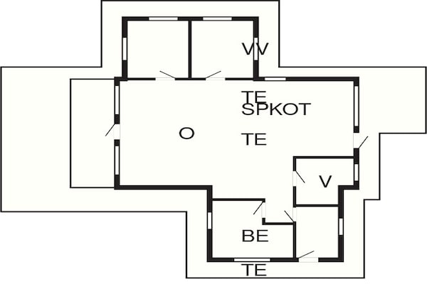 Foto van Luxe vakantiehuis met 7 gastenverblijven in Hejls - Vakantiehuis in Hejls - FloorPlan