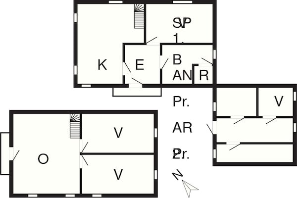 Foto van 10 persoons vakantie huis in Roslev-By Traum - Vakantiehuis in Roslev - FloorPlan