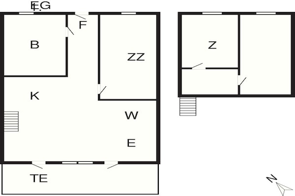 Foto van 6 persoons vakantie huis in Vestervig-By Traum - Vakantiehuis in Vestervig - FloorPlan