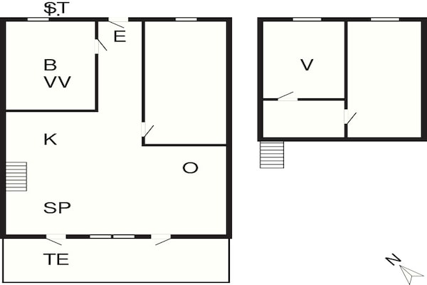 Foto van 6 persoons vakantie huis in Vestervig-By Traum - Vakantiehuis in Vestervig - FloorPlan