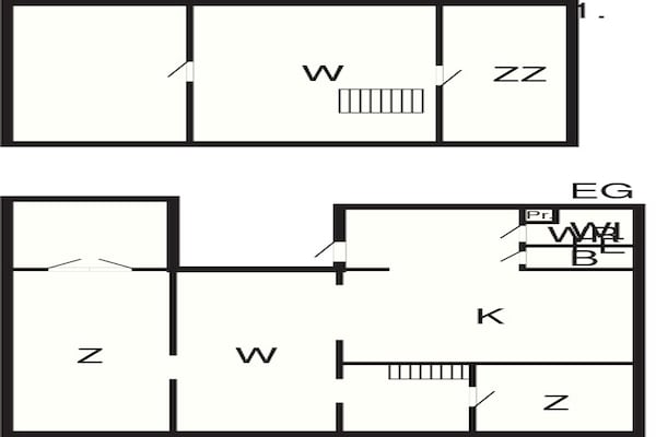 Foto van 8 persoons vakantie huis in Beddingestrand - Vakantiehuis in Beddingestrand - FloorPlan