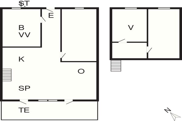 Foto van 6 persoons vakantie huis in Vestervig-By Traum - Vakantiehuis in Vestervig - FloorPlan
