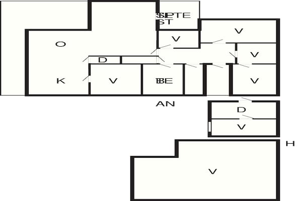Foto van 12 persoons vakantie huis in Skare-By Traum - Vakantiehuis in Skare - FloorPlan