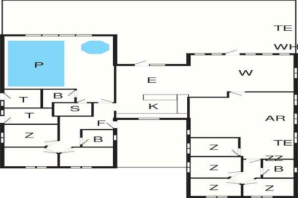 Foto van 18 persoons vakantie huis in Faaborg - Vakantiehuis in Faaborg - FloorPlan