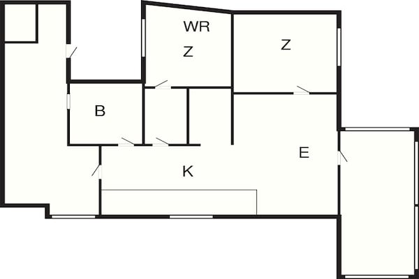 Foto van 6 persoons vakantie huis in Dannemare - Vakantiehuis in Dannemare - FloorPlan
