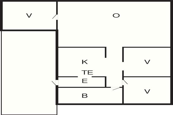 Foto van 6 persoons vakantie huis in Saltum-By Traum - Vakantiehuis in Saltum - FloorPlan