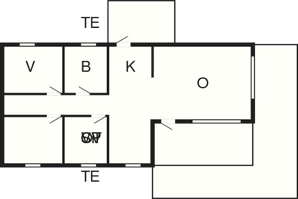 Foto van 6 persoons vakantie huis in Hadsund-By Traum - Vakantiehuis in Hadsund - FloorPlan