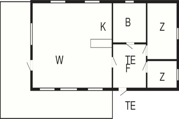 Foto van 6 persoons vakantie huis in BORKENES-By Traum - Vakantiehuis in Borkenes - FloorPlan