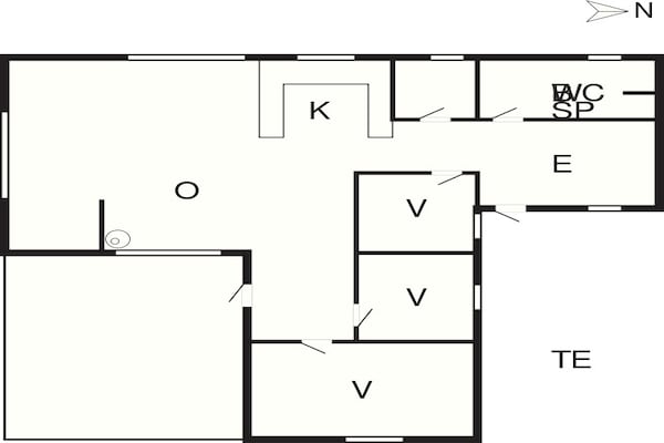 Foto van 7 persoons vakantie huis in Ulfborg-By Traum - Vakantiehuis in Ulfborg - FloorPlan