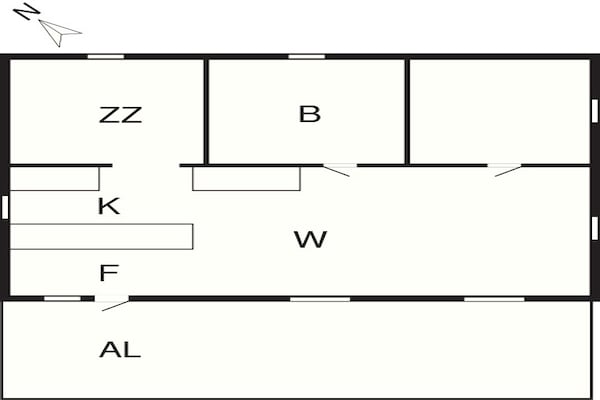 Foto van 6 persoons vakantie huis in STRÖMSTAD - Vakantiehuis in STRÖMSTAD - FloorPlan