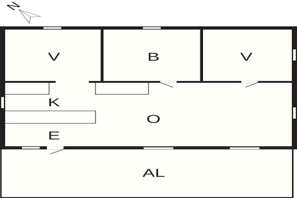 Foto van 6 persoons vakantie huis in STRÖMSTAD - Vakantiehuis in STRÖMSTAD - FloorPlan