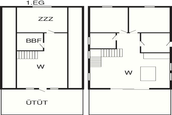 Foto van 6 persoons vakantie huis in Læsø-By Traum - Vakantiehuis in Læsø - FloorPlan