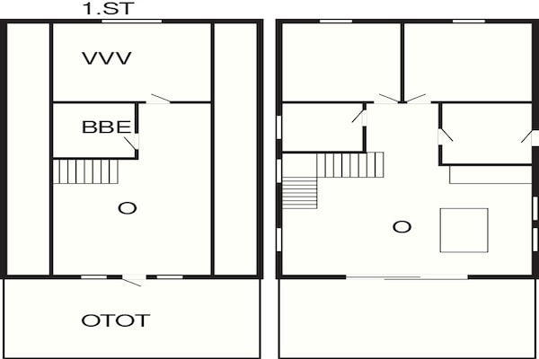 Foto van 6 persoons vakantie huis in Læsø-By Traum - Vakantiehuis in Læsø - FloorPlan