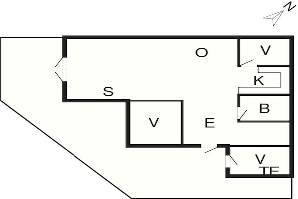 Foto van 6 persoons vakantie huis in Væggerløse-By Traum - Vakantiehuis in Væggerløse - FloorPlan