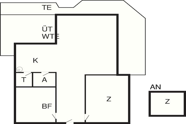 Foto van 7 persoons vakantie huis in Lemvig-By Traum - Vakantiehuis in Lemvig - FloorPlan