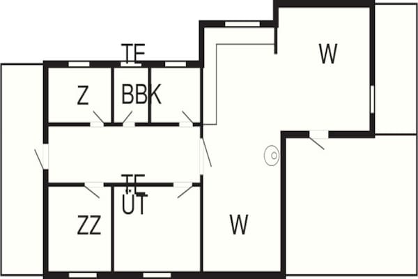 Foto van 6 persoons vakantie huis in Væggerløse-By Traum - Vakantiehuis in Væggerløse - FloorPlan