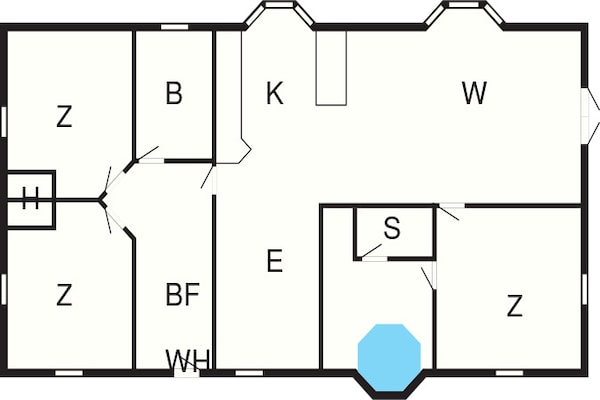 Foto van 6 persoons vakantie huis in Læsø-By Traum - Vakantiehuis in Læsø - FloorPlan