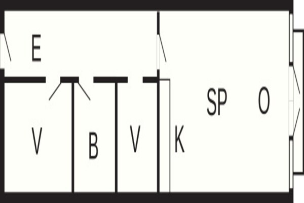 Foto van 4 persoons vakantie huis op een vakantie park in Blokhus - FloorPlan