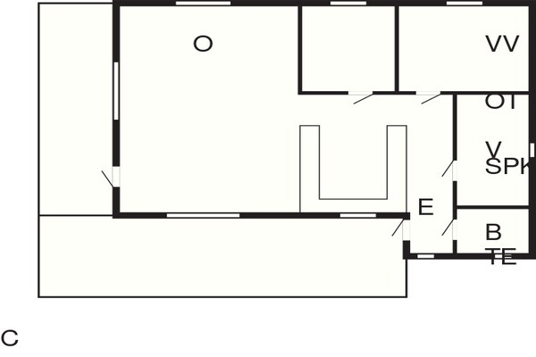 Foto van 6 persoons vakantiehuis in Væggerløse - Vakantiehuis in Væggerløse - FloorPlan