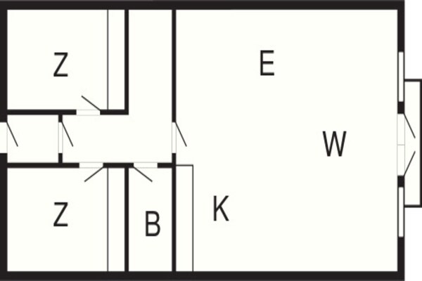 Foto van 6 persoons vakantie huis op een vakantie park in Blokhus - FloorPlan