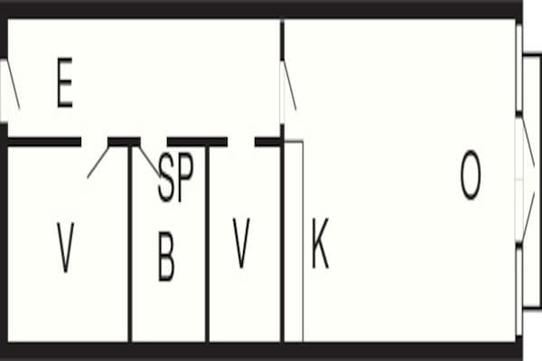 Foto van 6 persoons vakantie huis op een vakantie park in Blokhus - FloorPlan