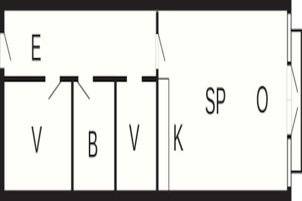 Foto van 6 persoons vakantie huis op een vakantie park in Blokhus - FloorPlan