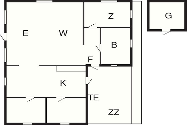 Foto van 6 persoons vakantie huis in Rømø-By Traum - Vakantiehuis in Rømø - FloorPlan