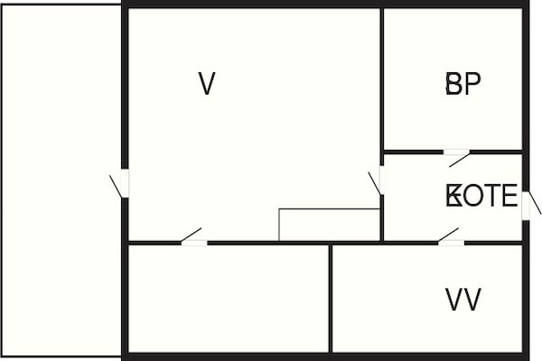Foto van 6 persoons vakantie huis in Allinge - Vakantiehuis in Allinge - FloorPlan