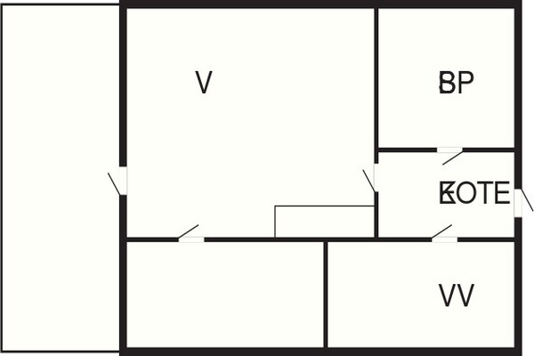 Foto van 6 persoons vakantie huis in Allinge - Vakantiehuis in Allinge - FloorPlan