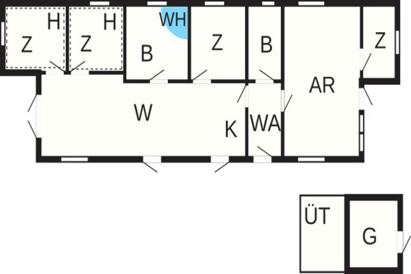 Foto van 10 persoons vakantie huis in Ansager-By Traum - Vakantiehuis in Ansager - FloorPlan