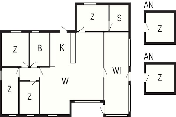 Foto van 10 persoons vakantie huis in Højslev-By Traum - Vakantiehuis in Højslev - FloorPlan
