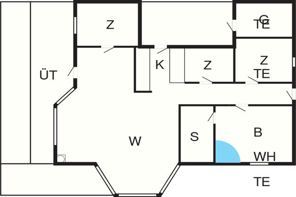 Foto van Gezellig kustverblijf -- By Traum Ferienwohnungen - Vakantiehuis in Hals - FloorPlan