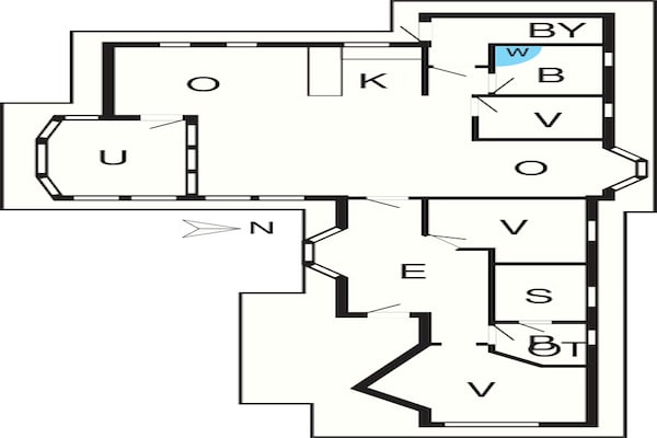Foto van Luxe vakantieverblijf in Bork Havn - Vakantiehuis in Hemmet - FloorPlan