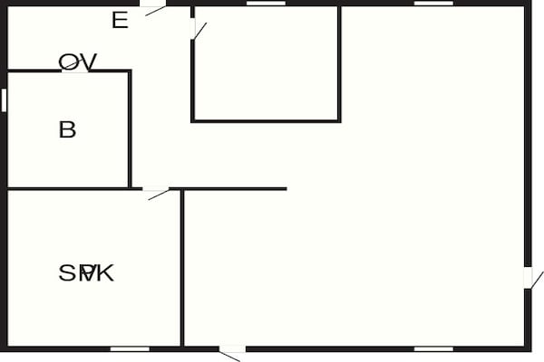 Foto van 6 persoons vakantie huis in Bedsted Thy-By Traum - Vakantiehuis in Bedsted Thy - FloorPlan