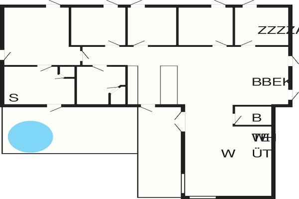Foto van 14 persoons vakantie huis in Væggerløse-By Traum - FloorPlan