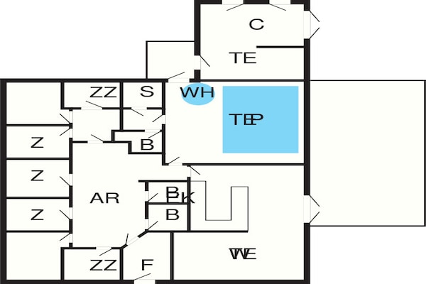 Foto van 18 persoons vakantie huis in Løkken - Vakantiehuis in Løkken - FloorPlan