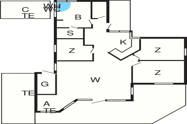 Foto van Zeezaligheid met Spa -- By Traum Ferienwohnungen - Vakantiehuis in Otterup - FloorPlan