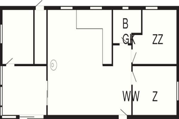 Foto van 6 persoons vakantie huis in Pandrup-By Traum - Vakantiehuis in Pandrup - FloorPlan