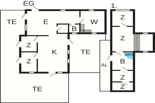 Foto van 14 persoons vakantie huis in Havndal-By Traum - Vakantiehuis in Havndal - FloorPlan