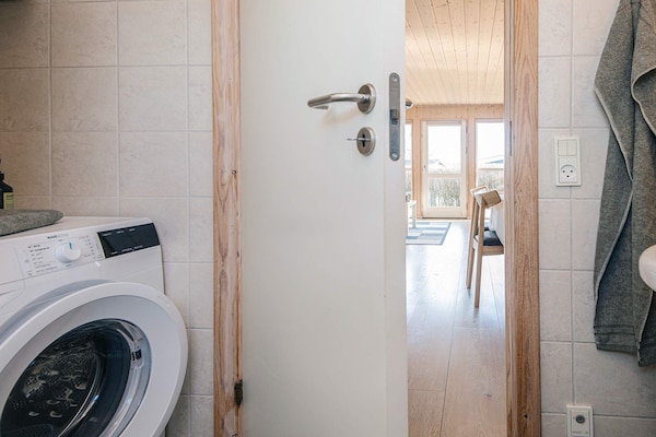Foto van Moderne hut aan het strand - Vakantiehuis in Hejls - Indoor