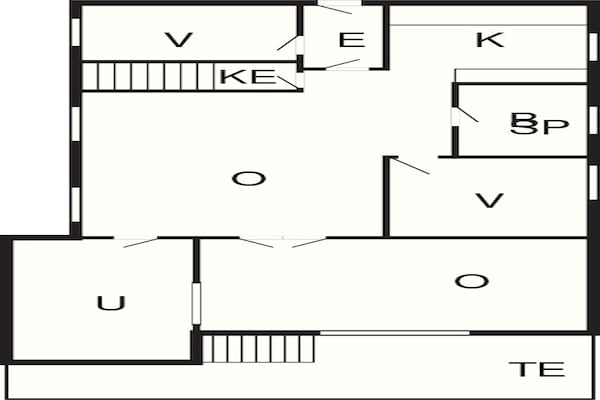 Foto van 4 sterren vakantie huis in Strandby - Vakantiehuis in Strandby - FloorPlan