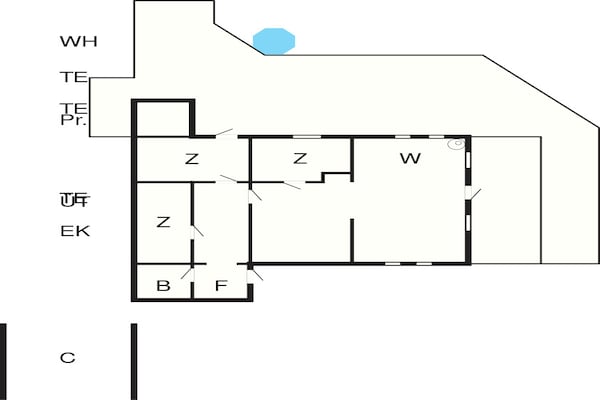 Foto van 7 persoons vakantie huis in Højby-By Traum - Vakantiehuis in Højby - FloorPlan