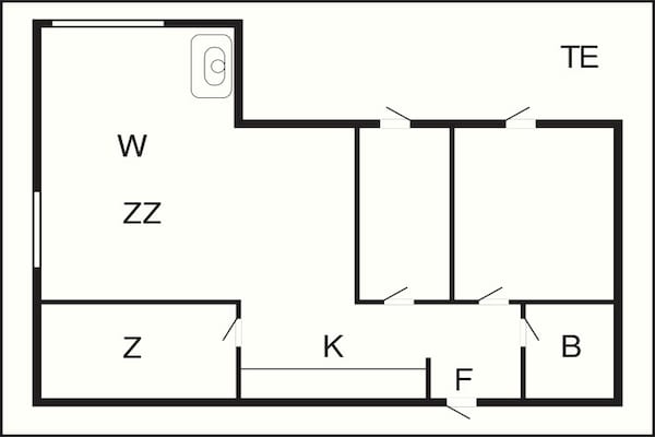 Foto van 6 persoons vakantie huis in Blokhus-By Traum - Vakantiehuis in Blokhus - FloorPlan