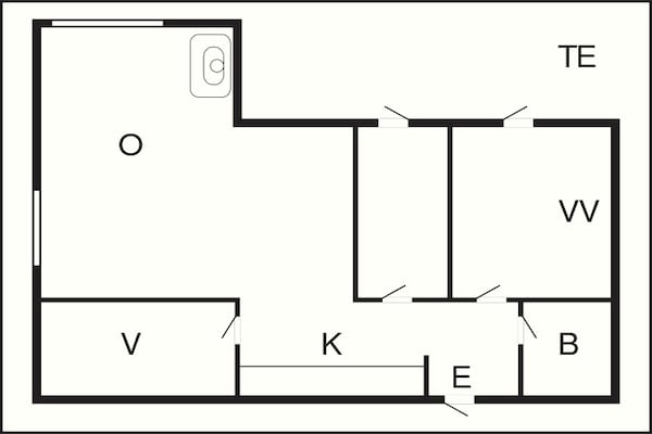 Foto van 6 persoons vakantie huis in Blokhus-By Traum - Vakantiehuis in Blokhus - FloorPlan