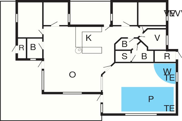 Foto van Luxe retraite in Lonstrup -- By Traum Ferienwohnungen - FloorPlan